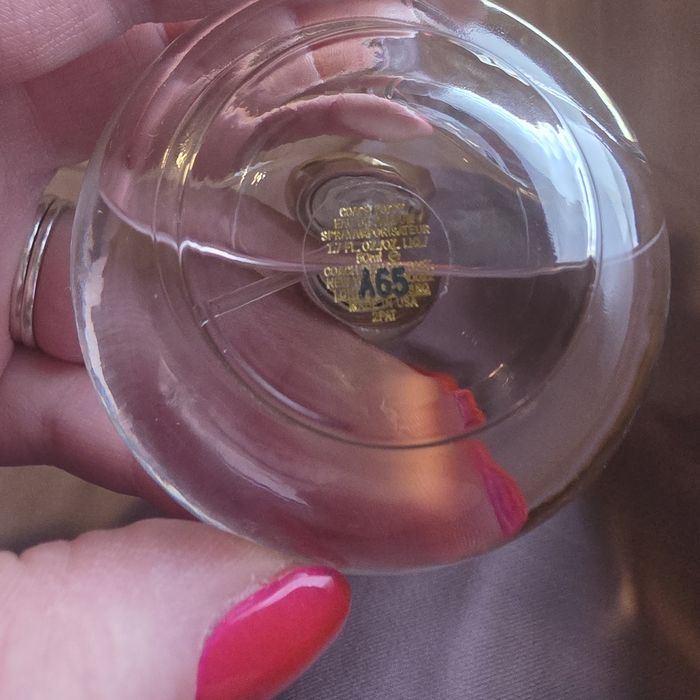 Coach Fragrance Bottle with Gold Label - Picture 2 of 2